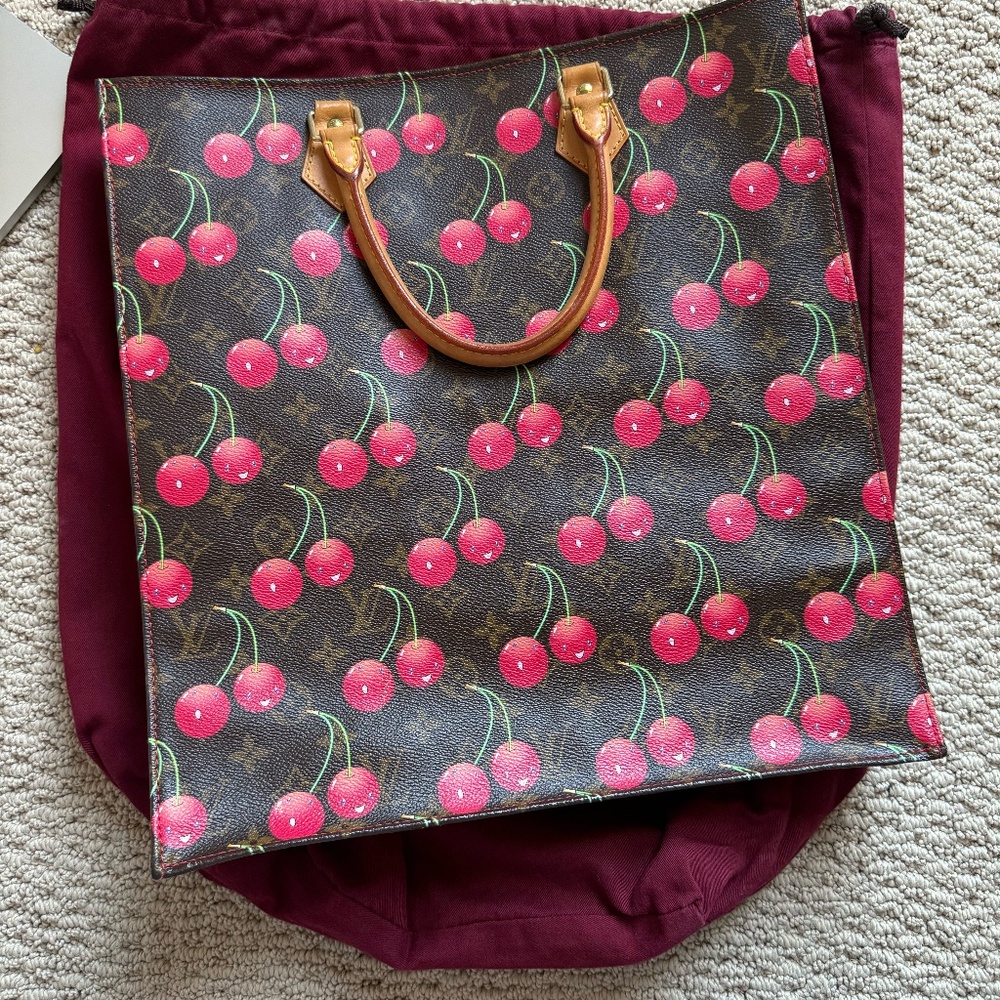 Louis Vuitton Murakami Cerises (Cherries) Sac Plat